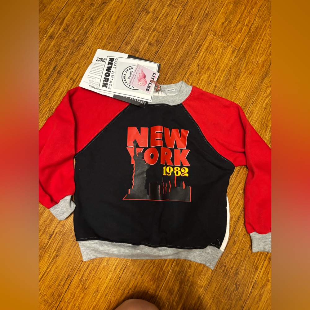 BNWT Reworked Vintage style kids sweater